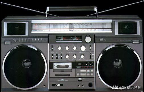 jvc 80年代推出的立体声音响带收音 盒式磁带机功能